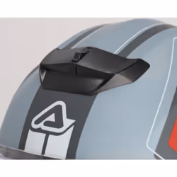 Acerbis Serel Graphic Casco, grigio-rosso, dimensione L per uomo