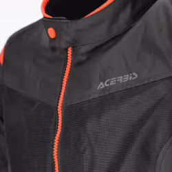 Acerbis Ramsey Vented 2.0 Mesh, nero-rosso, dimensione 3XL per uomo