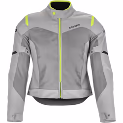 Acerbis Ramsey Vent 2.0 Mesh Ladies Giacca tessile da moto, grigio-giallo, dimensione XL per donne - Vista aggiuntiva 11