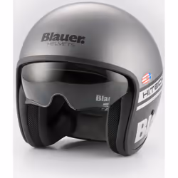 Blauer Pilot 1.100 Casco jet, grigio, dimensione XS per uomo