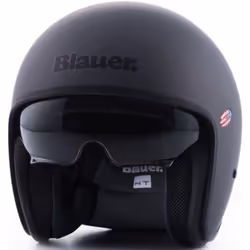 Blauer Pilot 1.1 Monochrome Titan Matte Casco jet, argento, dimensione XS per uomo