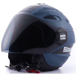 Blauer Brat Casco jet, nero-blu, dimensione XS per uomo