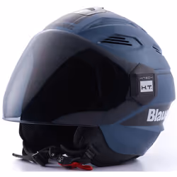 Blauer Brat Casco jet, nero-blu, dimensione XS per uomo