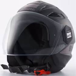 Blauer Brat Casco jet, nero-grigio-argento, dimensione XS per uomo