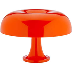Artemide - Nessino Lampada E14, 25 w, Policarbonato, Arancio, ø 32 h 22.3 cm