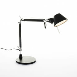 Corpo con base lampada da tavolo Tolomeo Micro 5W Nero Artemide A011830
