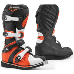 Forma Gravity Stivali Motocross, nero-arancione, dimensione 36 per uomo
