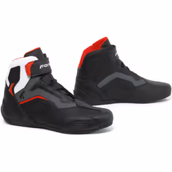 Forma Stinger Flow Scarpe Moto, nero-grigio-bianco, dimensione 45 per uomo