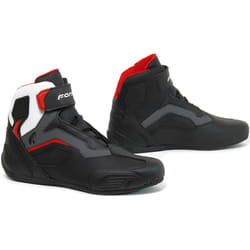 Forma Stinger Flow Scarpe Moto, nero-grigio-bianco, dimensione 45 per uomo