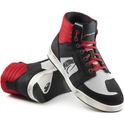 Forma Ground Dry Scarpe Moto, nero-bianco-rosso, dimensione 40 per uomo