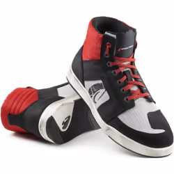 Forma Ground Dry Scarpe Moto, nero-bianco-rosso, dimensione 41 per uomo