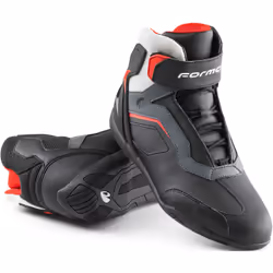 Forma Stinger Evo Flow Scarpe da moto, nero-grigio-bianco, dimensione 42 per uomo