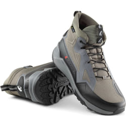 Forma Kumo Scarpe da moto, nero-grigio-verde, dimensione 48 per uomo