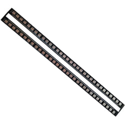 Lampadario Sospensione Led Bilaterale Luce Naturale Nero AST-115D 40W 4000K