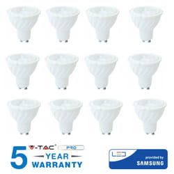 12 lampadine led GU10 6 w faretto samsung dimmerabile luce naturale