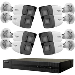 Kit videosorveglianza Hikvision 8X telecamere 2MPX nvr hiwatch 4 canali 4 mpx