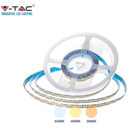 V-tac - striscia led chip samsung 24V 10M IP20 sku luce fredda sku 332