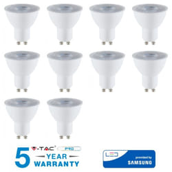 10 lampadina led gu 10 7.5W samsung faretto luce calda