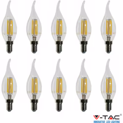 Fascio Luminoso di 300° e Flusso Luminoso di 400lm. 4W corrispondenti a 40W. Disponibile con Luce Bianca Calda 2700K, Natural ...