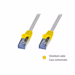 Adj 310-00037, 10 m, Cat5e, F/UTP (FTP), RJ-45, RJ-45, Argento