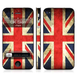 i-Paint UK Flag Skin custodia per cellulare Custodia sottile Blu, Rosso, Bianco
