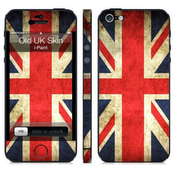 i-Paint UK Flag Skin custodia per cellulare Custodia sottile Blu, Rosso, Bianco