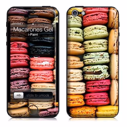 i-Paint Macarones Gel, Custodia sottile, Apple, iPhone 5, Multicolore