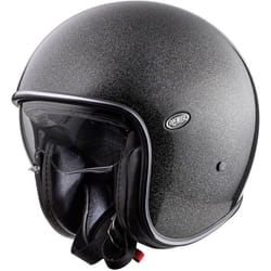 Premier Vintage U9 Glitter Silver Casco Jet, argento, dimensione S per uomo