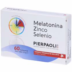 Melatonina Zinco-Selenio Pierpaoli 60 pz Compresse