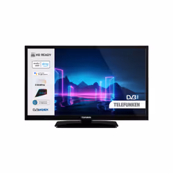 Telefunken TE24550B42V2E, 61 cm (24"), 1366 x 768 Pixel, HD, LED, Smart TV, Nero
