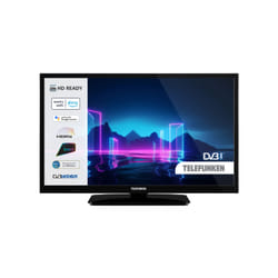 Telefunken TE24550B42V2E TV 24" HD Smart TV Nero 220 cd/m²