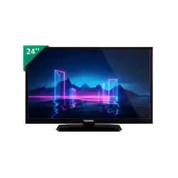 Telefunken TE24550B42V2E TV 24" HD Smart TV Nero 220 cd/m²