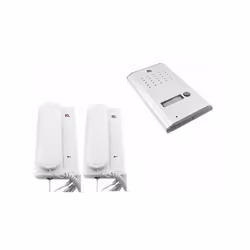 KIT CITOFONO BIFAMILIARE 2 FAMIGLIE 2 PULSANTE APRICANCELLO A INCASSO E' un impianto citofonico completo ideale per 2 famigli ...