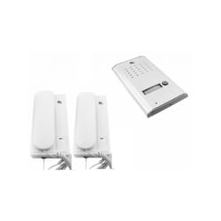 BS - Citofono Bifamiliare Intercomunicante Coppia Moduli Interni Pulsante rl-3208aa