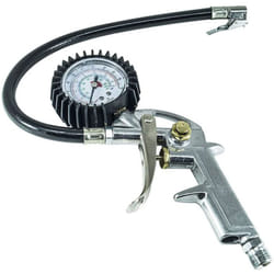 BES - Pistola Gonfiaggio Manometro Compressore Aria Pneumatico Gomme Innesto Filettato