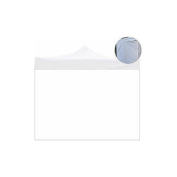 Telo laterale 3x2mt bianco impermeabile ricambio per gazebo richiudibile 3x3mt