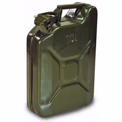 In metallo. Omologata a norme UN. cod. 31108 lt. 10 - cm. 28,5x15x37 h cf/pz 1