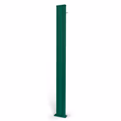 Doccia Solare da Esterno Giardino 30L Miscelatore e Lavapiedi Arkema Spring S Fascia Inox Verde - Vista aggiuntiva 3