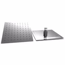 Doccia Solare da Esterno Giardino 40L Miscelatore e Doccetta Mobile Arkema Dada Fascia Inox Grigio - Vista aggiuntiva 4