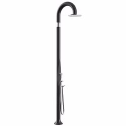 Doccia Tradizionale In Resina Funny Yin Con Miscelatore E Doccetta Colore Antracite Cv-T345/7016