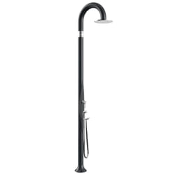 Doccia Tradizionale In Resina Funny Yin Con Miscelatore E Doccetta Colore Antracite Cv-T345/7016