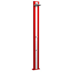 Doccia da Giardino Miscelatore Arkema Spring S Fascia Inox Cherry