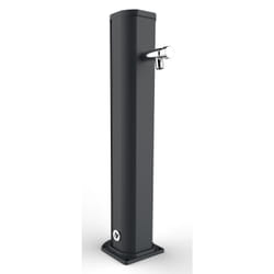 Fontana Lavapiedi da Giardino con Rubinetto Temporizzato Arkema Jolly Grigio Antracite