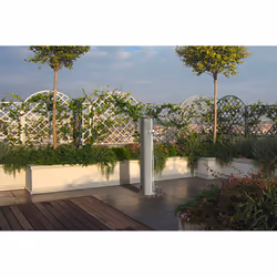 Fontana Lavapiedi da Giardino con Rubinetto Temporizzato Arkema Jolly Grigio Antracite