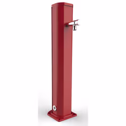 Fontana Lavapiedi da Giardino con Rubinetto Temporizzato Arkema Jolly Cherry