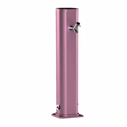 Fontana Con Lavapiedi Temporizzato In Alluminio Colore Fuxia Cv-A685/4003