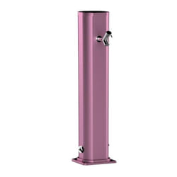 Fontana Con Lavapiedi Temporizzato In Alluminio Colore Fuxia Cv-A685/4003