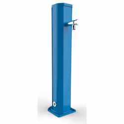 Fontana Lavapiedi da Giardino con Rubinetto Temporizzato Arkema Jolly Blu