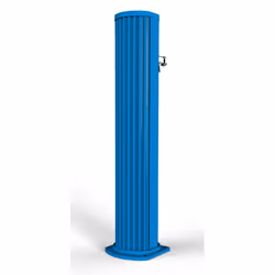 Fontana Lavapiedi da Giardino con Rubinetto Temporizzato Arkema Jolly Blu