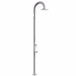 Doccia Tradizionale In Resina Funny Yin Con Miscelatore E Lavapiedi Colore Bianco Cv-T325/9003